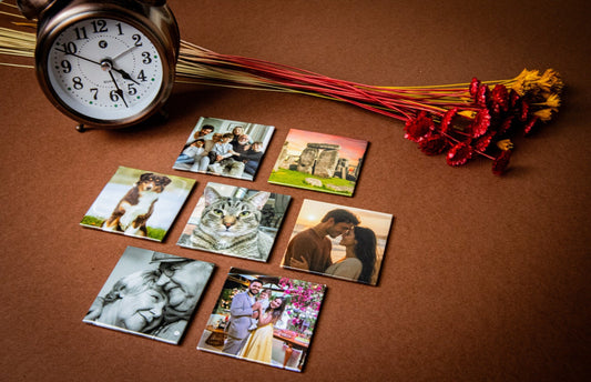 Kit com 04 Fotos Magnéticas Premium